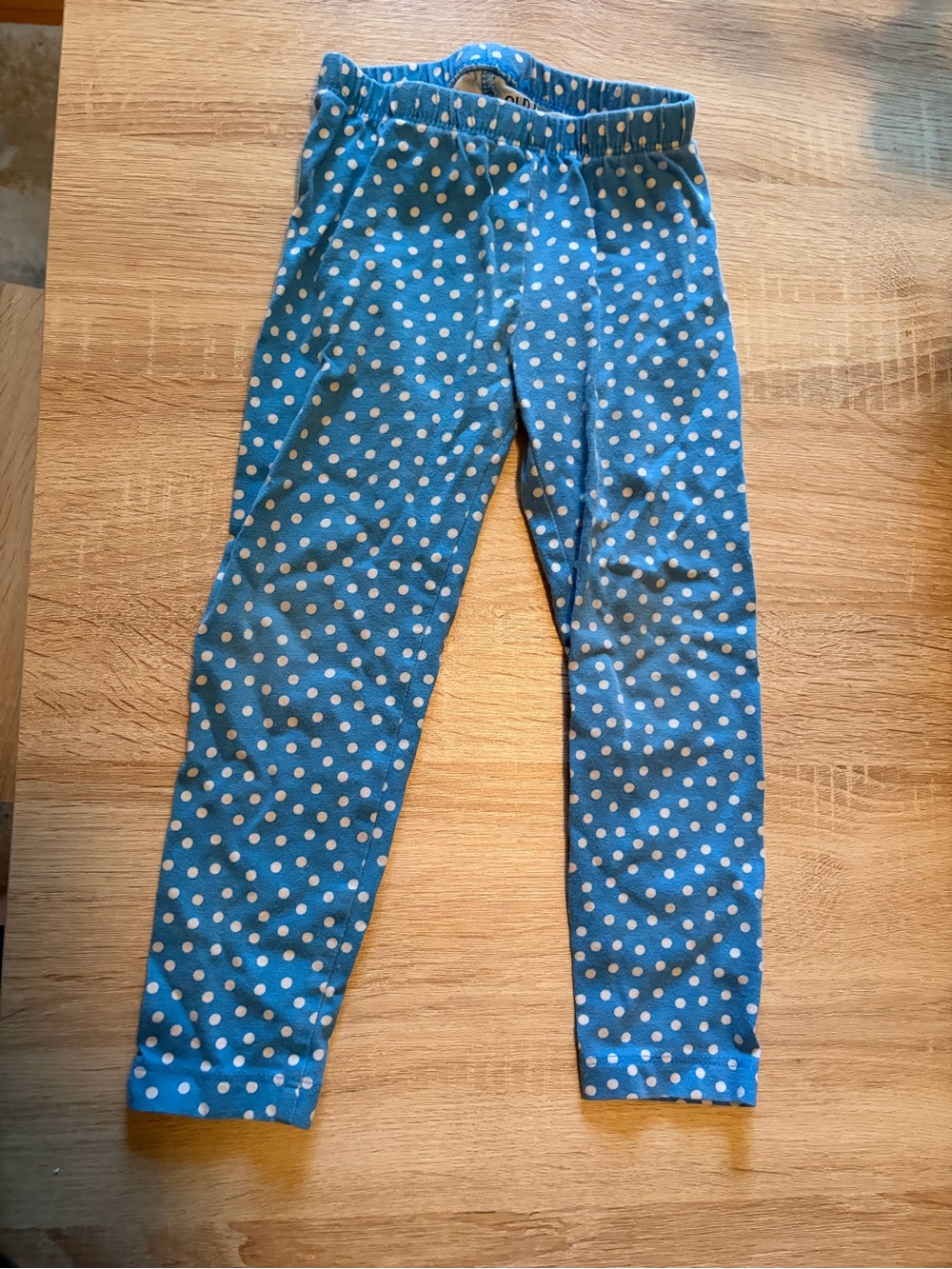 Blue Polka Dot Leggings